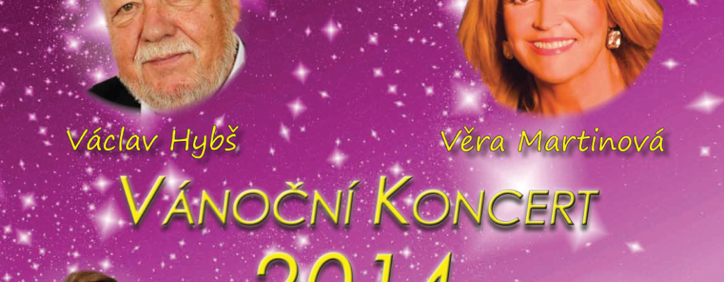Václav Hybš zve na Vánoční koncert s Věrou Martinovou