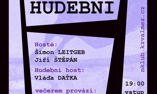 Literárně hudební večer nabídne M-klub